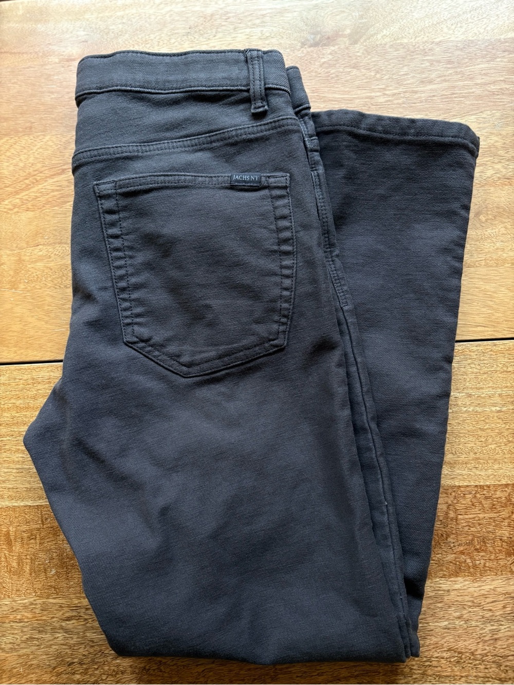 Jachs Men's Slim Gray Jeans with Branded Waistband